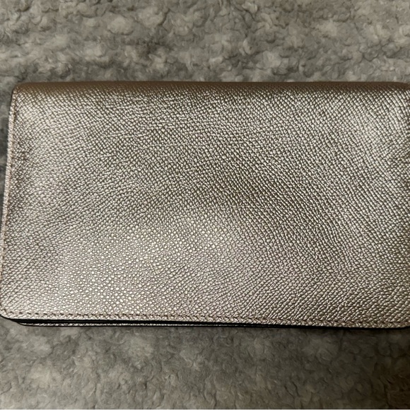 NWT Metallic Rose Gold Coach Wallet/Crossbody Purse - Picture 7 of 9